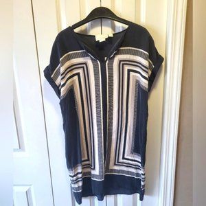 CYNTHIA ROWLEY Size 12 Long Silk Top